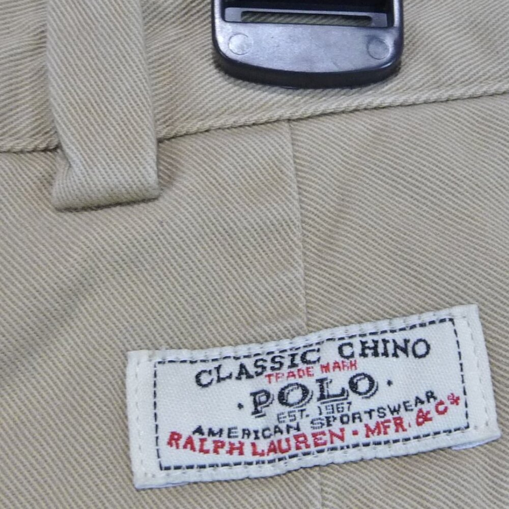 POLO RALPH LAUREN SIZE 35 WAIST CHINOS KHAKIS - Picture 5 of 8